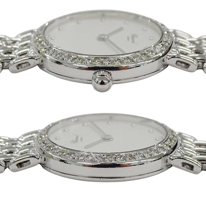 Chopard ショパール クラシック 10/5911 レディース 腕時計 クオーツ QZ ホワイトゴールド 750WG WG無垢 ダイヤモンド ホワイト 磨き済み 【中古】