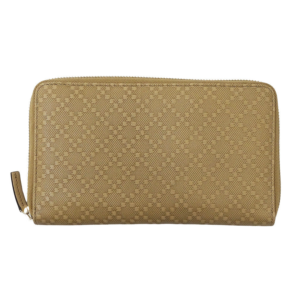 GUCCI グッチ 長財布 ディアマンテ ベージュ 321117 レザー レディース 【中古】