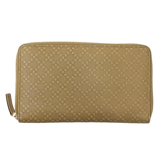 GUCCI グッチ 長財布 ディアマンテ ベージュ 321117 レザー レディース 【中古】
