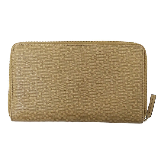 GUCCI グッチ 長財布 ディアマンテ ベージュ 321117 レザー レディース 【中古】