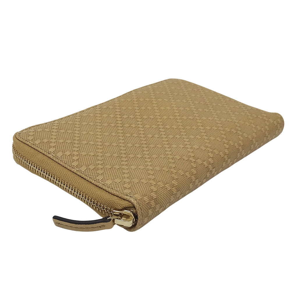 GUCCI グッチ 長財布 ディアマンテ ベージュ 321117 レザー レディース 【中古】
