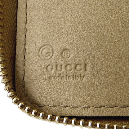 GUCCI グッチ 長財布 ディアマンテ ベージュ 321117 レザー レディース 【中古】