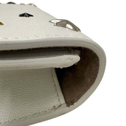 JIMMY CHOO ジミーチュウ 2wayバッグ ホワイト レザー レディース 【中古】