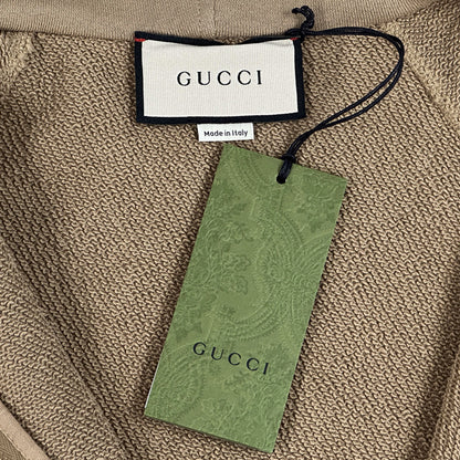 GUCCI グッチ スウェットシャツ パーカー シェリー ブラウン マルチカラー 644656 コットン メンズ 【中古】
