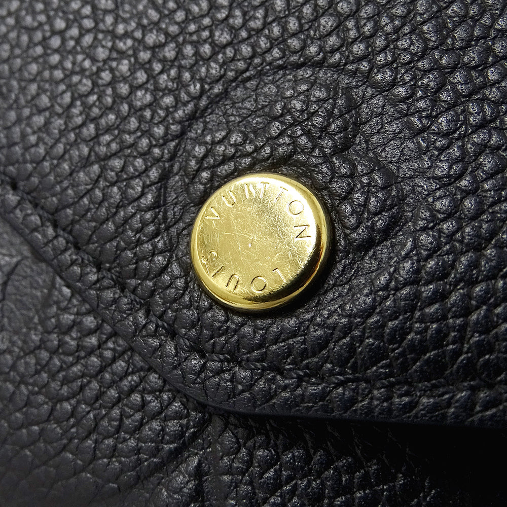 LOUIS VUITTON ルイ・ヴィトン ポルトフォイユ サラ 長財布 モノグラム アンプラント ノワール M82257 モノグラムアンプラント レディース 【中古】