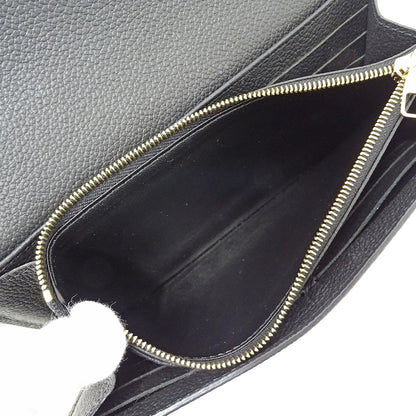 LOUIS VUITTON ルイ・ヴィトン ポルトフォイユ サラ 長財布 モノグラム アンプラント ノワール M82257 モノグラムアンプラント レディース 【中古】