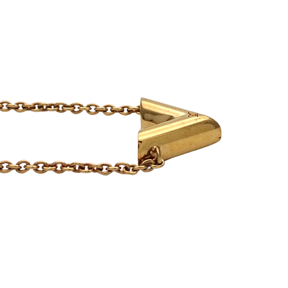 LOUIS VUITTON ルイ・ヴィトン ブレスレット・エッセンシャルV ブレスレット メタル ゴールド レディース M61084 【中古】