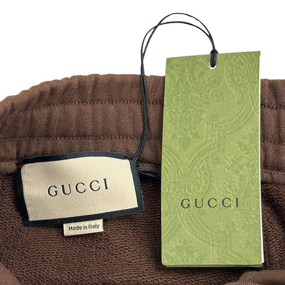 GUCCI グッチ コットンジャージーセットアップ その他セット GGキャンバス ブラウン ベージュ コットン メンズ 【中古】