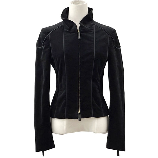 GUCCI グッチ ブルゾン ジャケット ブラック 165257 コットン レディース 【中古】