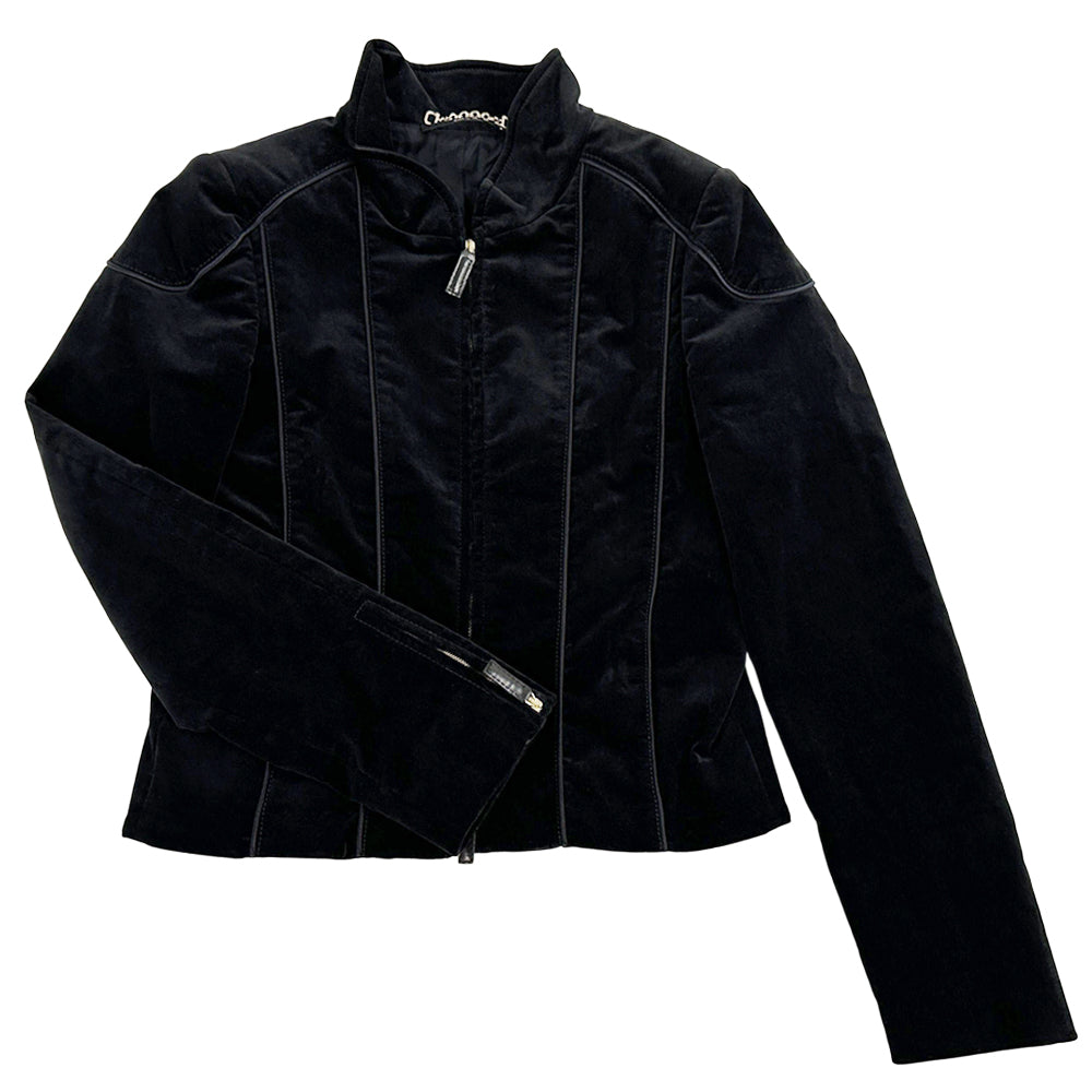 GUCCI グッチ ブルゾン ジャケット ブラック 165257 コットン レディース 【中古】