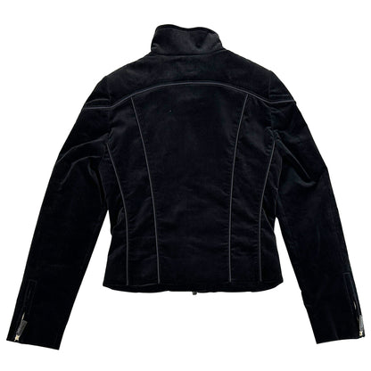 GUCCI グッチ ブルゾン ジャケット ブラック 165257 コットン レディース 【中古】