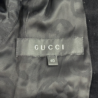 GUCCI グッチ ブルゾン ジャケット ブラック 165257 コットン レディース 【中古】