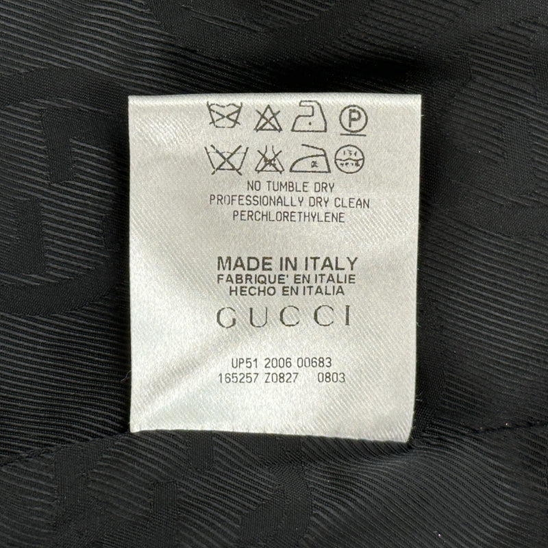 GUCCI グッチ ブルゾン ジャケット ブラック 165257 コットン レディース 【中古】