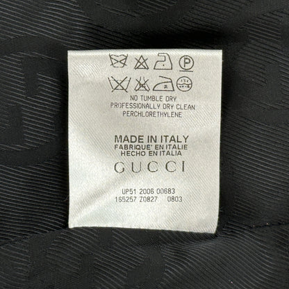 GUCCI グッチ ブルゾン ジャケット ブラック 165257 コットン レディース 【中古】