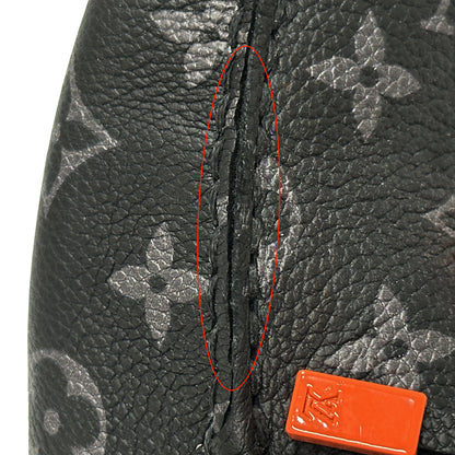 LOUIS VUITTON ルイ・ヴィトン LVドライバー ローファー モノグラム エクリプス ブラック グレー モノグラムエクリプス メンズ 【中古】