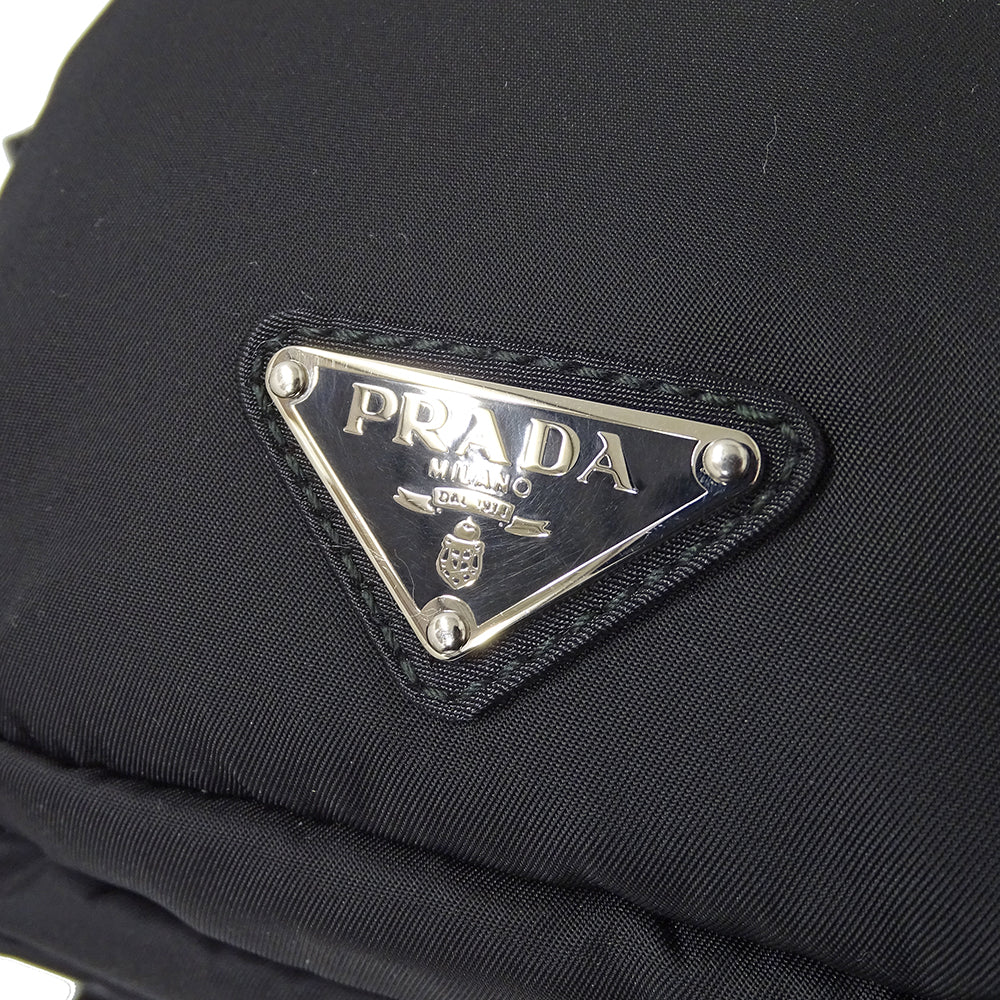 PRADA プラダ ボディ・ウエストバッグ ブラック 2VL056 ナイロン レディース メンズ 【中古】