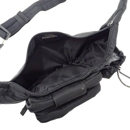 PRADA プラダ ボディ・ウエストバッグ ブラック 2VL056 ナイロン レディース メンズ 【中古】
