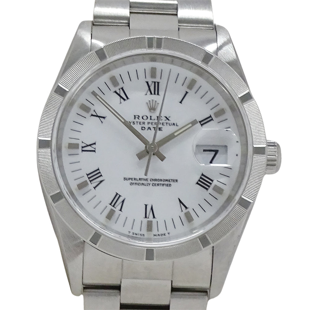 ROLEX ロレックス オイスターパーペチュアル デイト 15210 A番 メンズ 腕時計 自動巻き AT ステンレス SS 磨き済み 【中古】