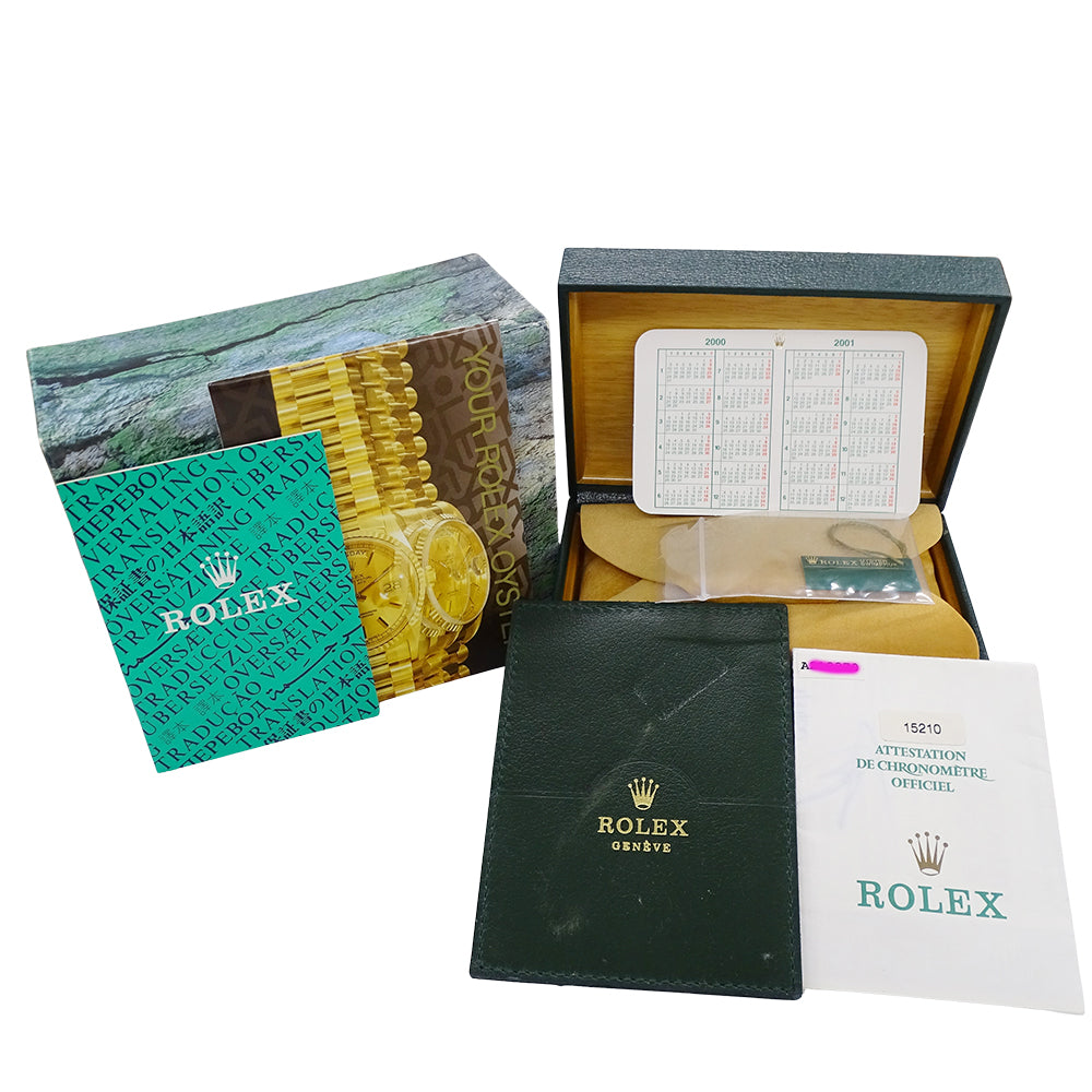 ROLEX ロレックス オイスターパーペチュアル デイト 15210 A番 メンズ 腕時計 自動巻き AT ステンレス SS 磨き済み 【中古】