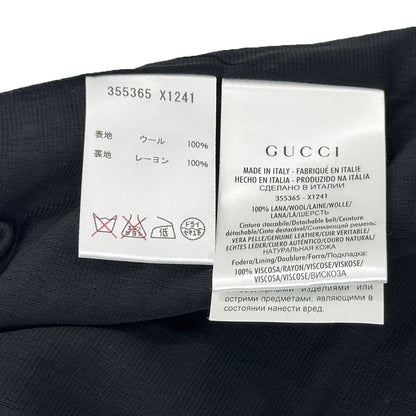 GUCCI グッチ ワンピース ブラック 355365 ウール レディース 【中古】