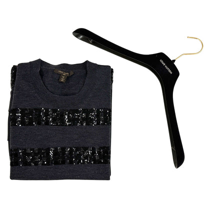 LOUIS VUITTON ルイ・ヴィトン ワンピース モノグラム ダークグレー ブラック ウール レディース 【中古】