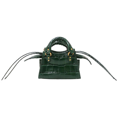 BALENCIAGA バレンシアガ ネオクラシック スーパーナノ 2wayバッグ グリーン 669537 レザー レディース 【中古】