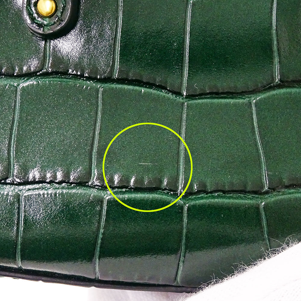 BALENCIAGA バレンシアガ ネオクラシック スーパーナノ 2wayバッグ グリーン 669537 レザー レディース 【中古】