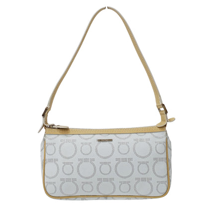 Ferragamo フェラガモ ポーチ ライトブルー レザー レディース 【中古】