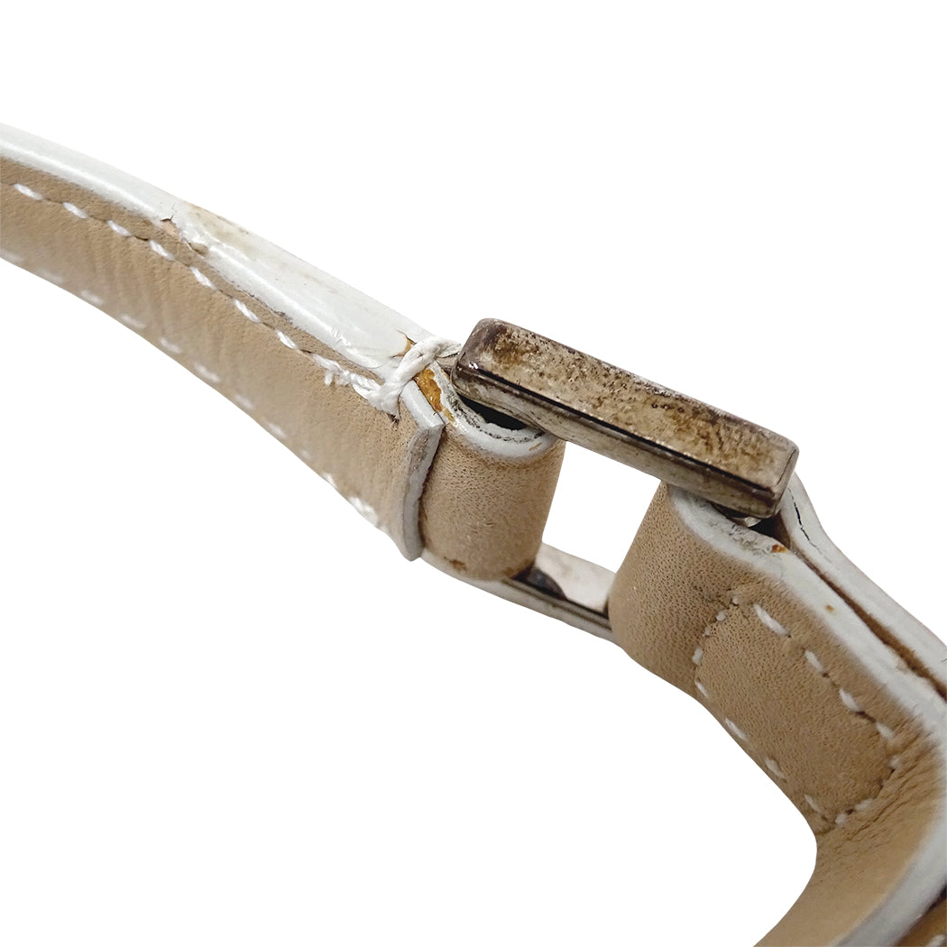 Ferragamo フェラガモ ポーチ ライトブルー レザー レディース 【中古】
