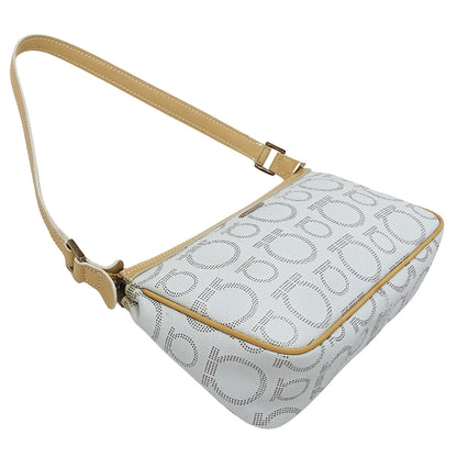 Ferragamo フェラガモ ポーチ ライトブルー レザー レディース 【中古】
