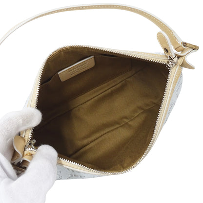Ferragamo フェラガモ ポーチ ライトブルー レザー レディース 【中古】