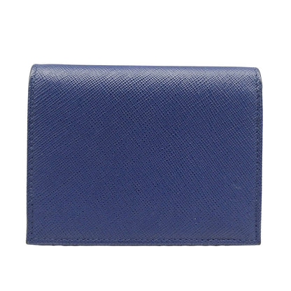PRADA プラダ 二つ折り財布 ネイビー 1MV204 レディース メンズ 【中古】