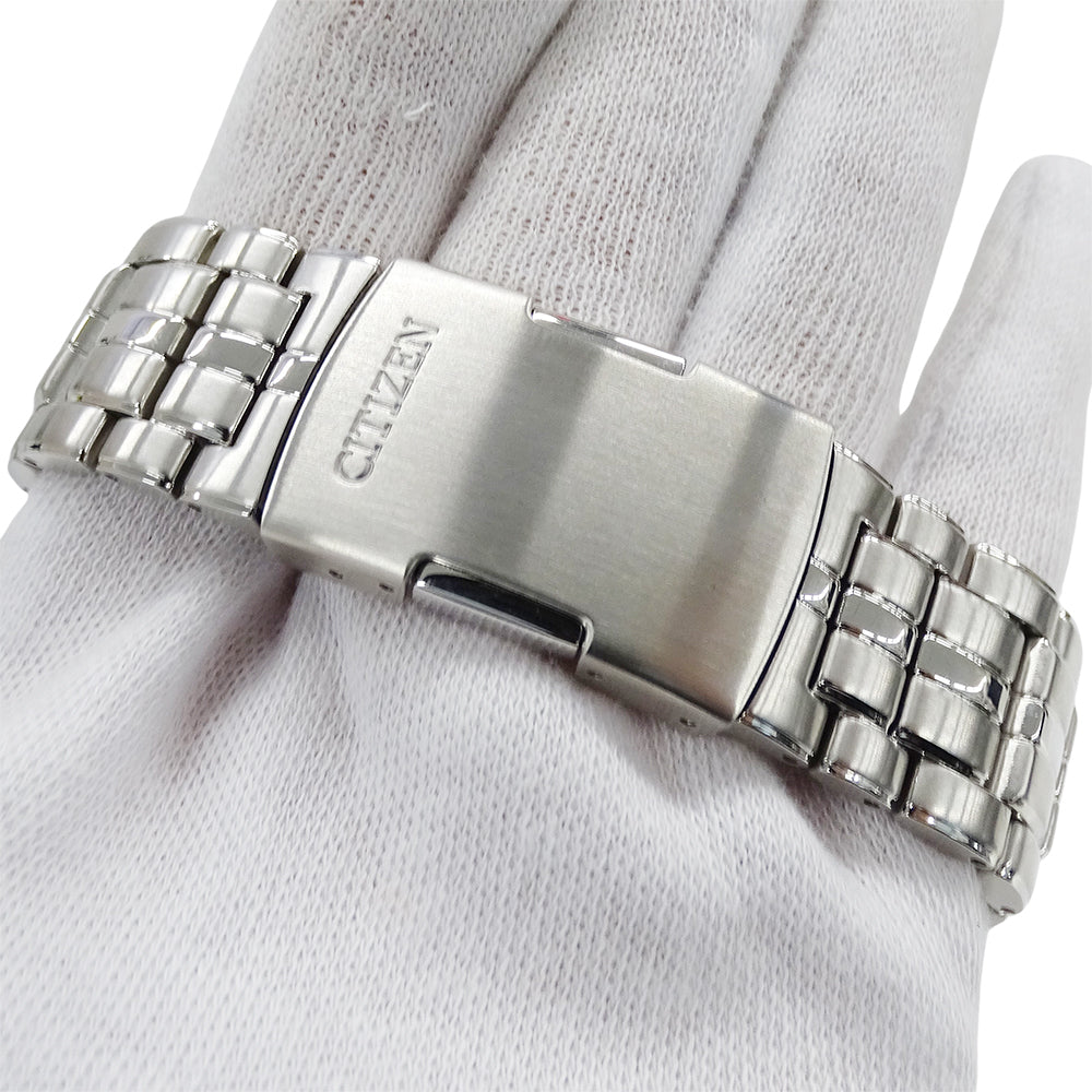 CITIZEN シチズン コレクション CB0011-69L メンズ 腕時計 エコドライブ ソーラー 電波 ステンレス SS シルバー ネイビー 【中古】