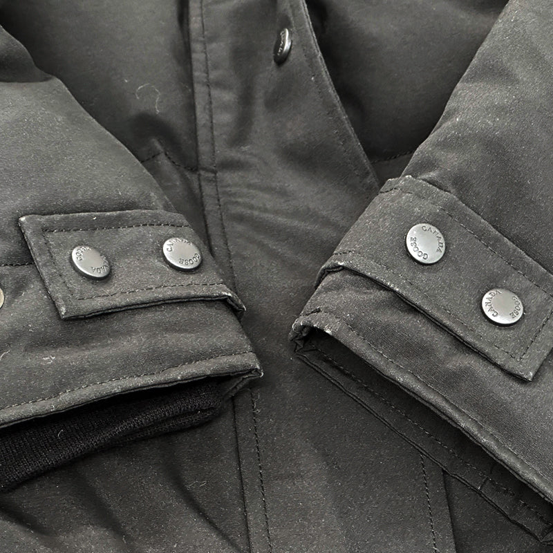 CANADA GOOSE カナダグース ダウンジャケット マッケンジー ブラック 230ZJL ポリエステル レディース 【中古】