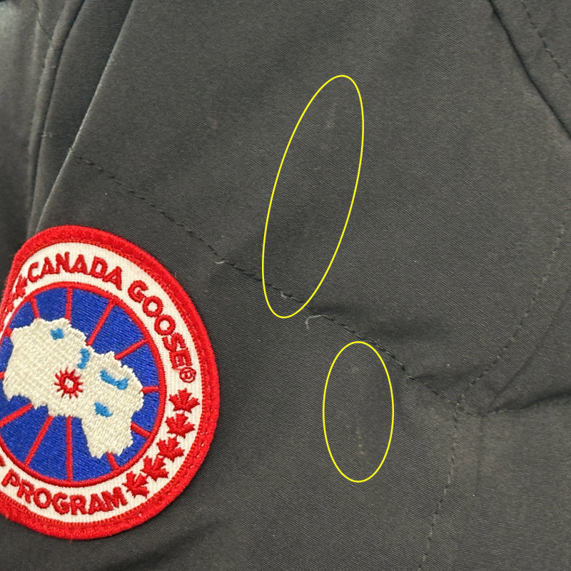 CANADA GOOSE カナダグース ダウンジャケット マッケンジー ブラック 230ZJL ポリエステル レディース 【中古】