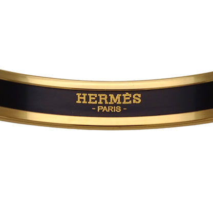 HERMES エルメス エマイユPM バングル メタル ゴールド マルチカラー レディース 【中古】