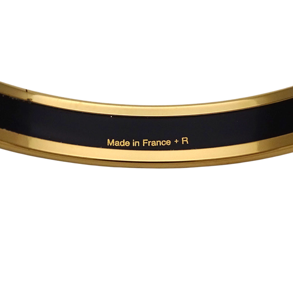 HERMES エルメス エマイユPM バングル メタル ゴールド マルチカラー レディース 【中古】