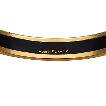 HERMES エルメス エマイユPM バングル メタル ゴールド マルチカラー レディース 【中古】