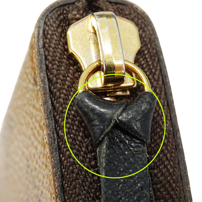 LOUIS VUITTON ルイ・ヴィトン ポルトフォイユ・クレマンス 長財布 モノグラムリバース ブラウン M82336 レディース 【中古】