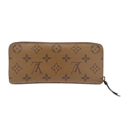 LOUIS VUITTON ルイ・ヴィトン ポルトフォイユ・クレマンス 長財布 モノグラムリバース ブラウン M82336 レディース 【中古】