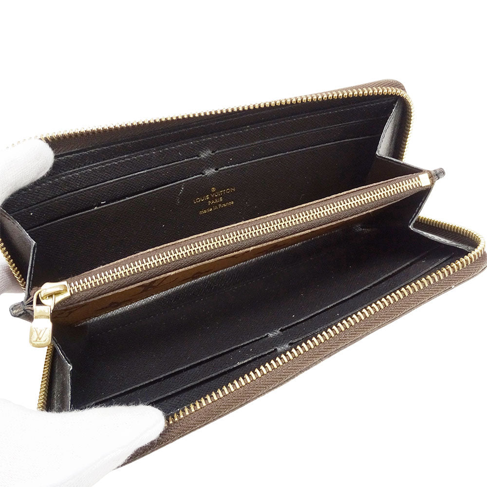 LOUIS VUITTON ルイ・ヴィトン ポルトフォイユ・クレマンス 長財布 モノグラムリバース ブラウン M82336 レディース 【中古】