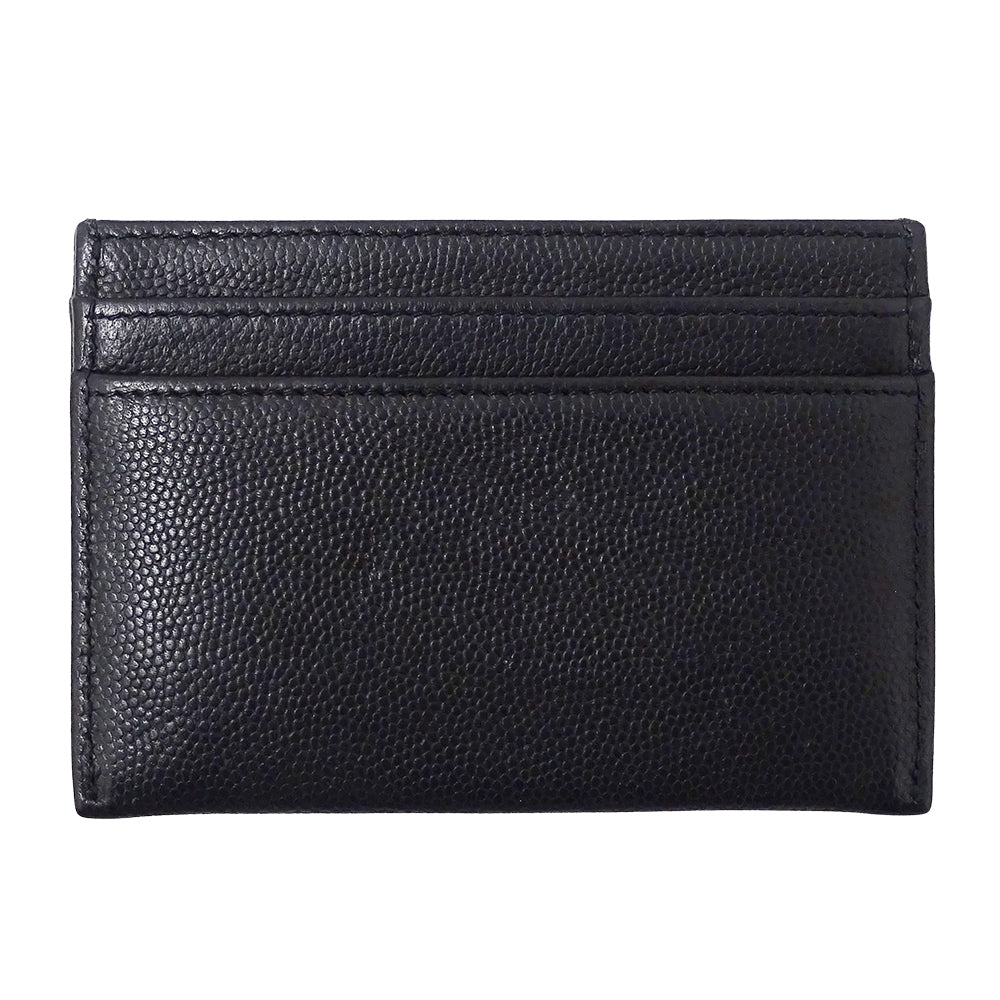 CHANEL シャネル カードケース ブラック キャビアスキン レディース 【中古】