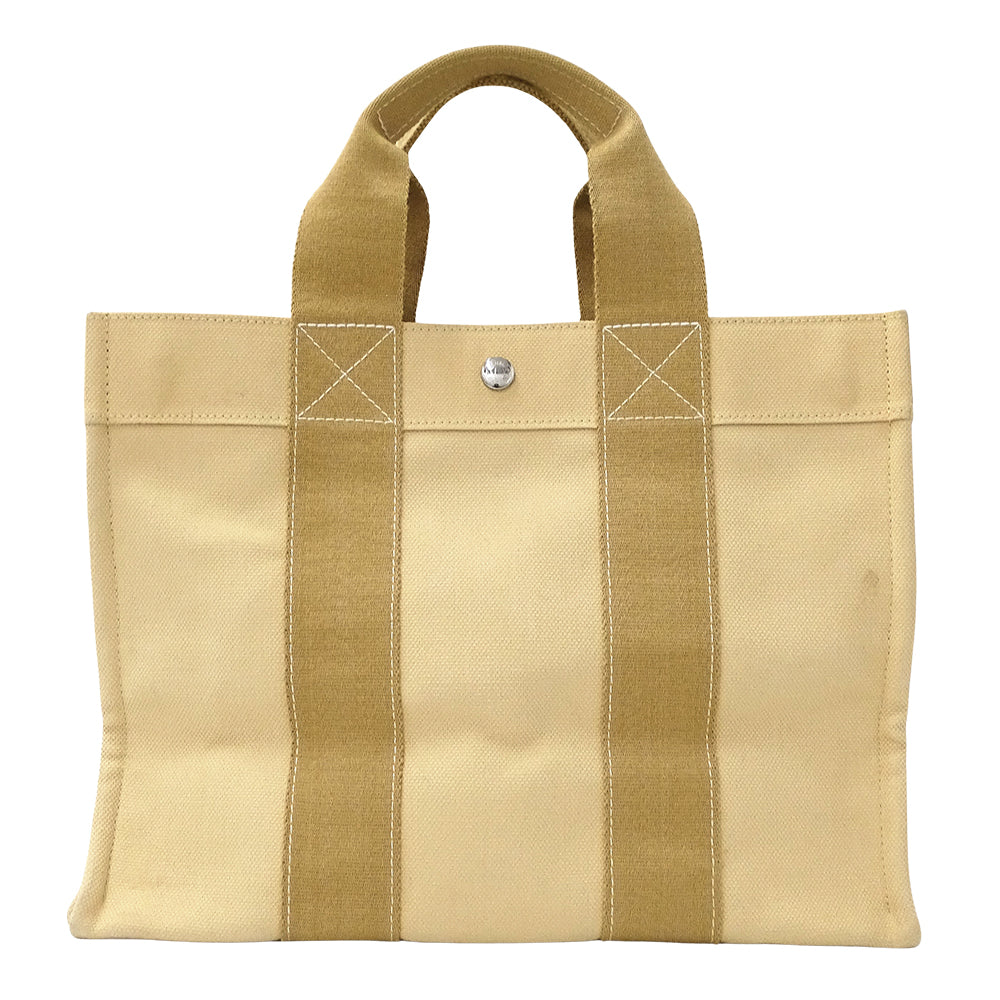 HERMES エルメス コキアージュ PM ハンドバッグ ベージュ～イエロー系 トワルオフィシエ レディース 【中古】