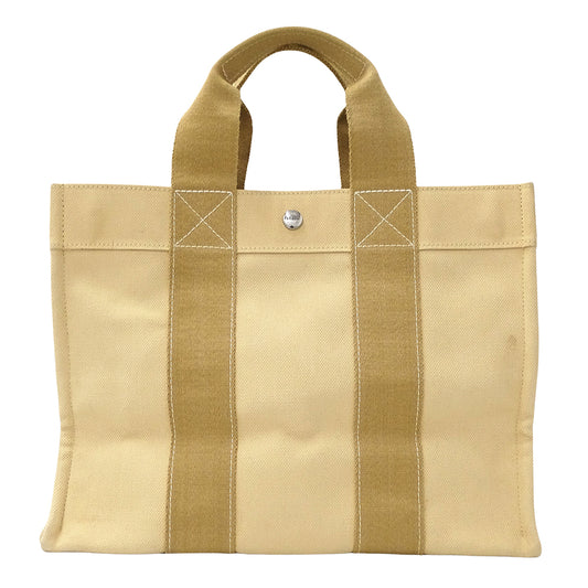HERMES エルメス コキアージュ PM ハンドバッグ ベージュ～イエロー系 トワルオフィシエ レディース 【中古】