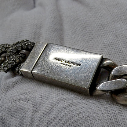 SAINT LAURENT サンローラン チョーカー メタル シルバー レディース メンズ 【中古】