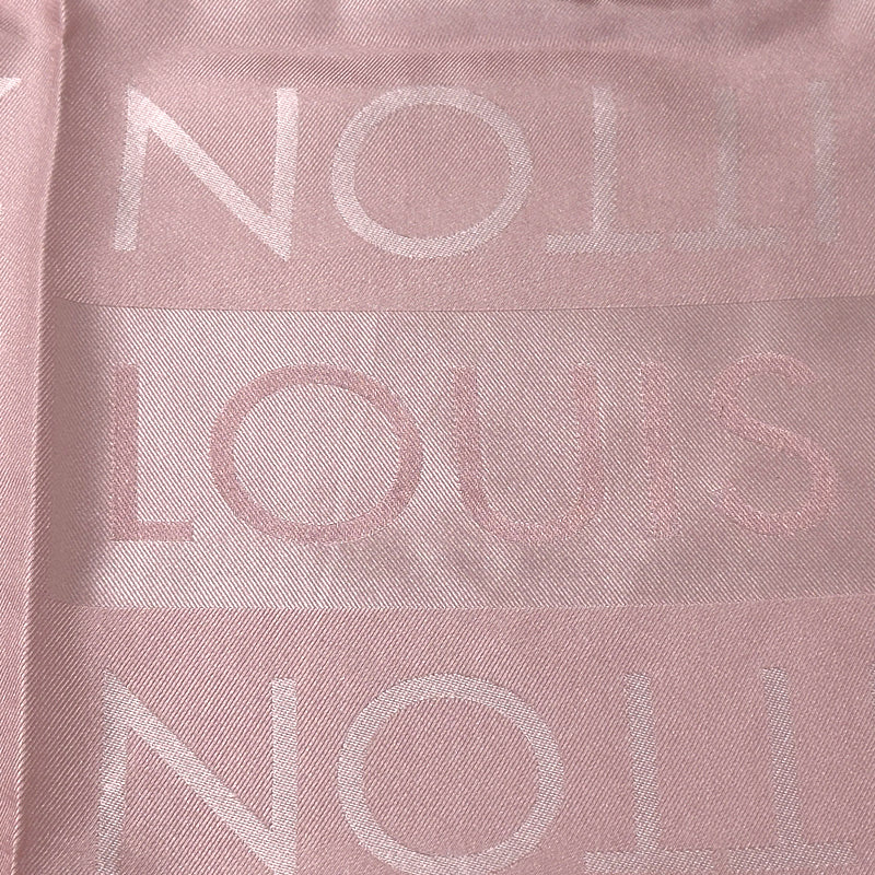 LOUIS VUITTON ルイ・ヴィトン スカーフ ピンク シルク レディース 【中古】