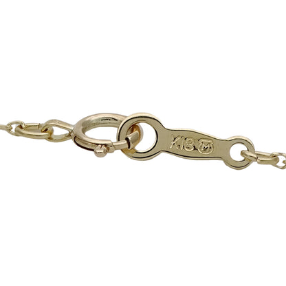 MIKIMOTO ミキモト ネックレス K18YG イエローゴールド パール ダイヤモンド レディース 磨き済み 【中古】