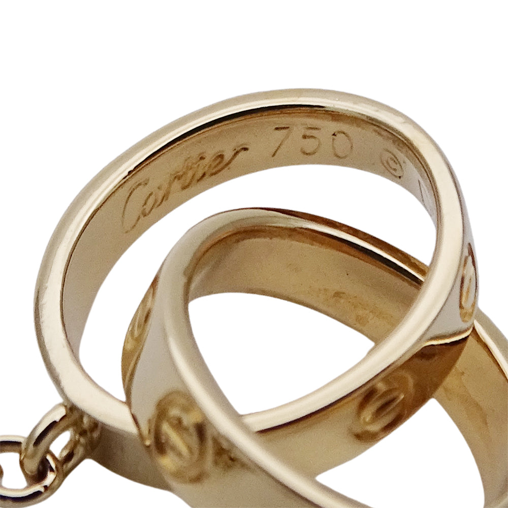 Cartier カルティエ ベビーラブ LOVE ブレスレット 750YG イエローゴールド レディース 磨き済み 【中古】