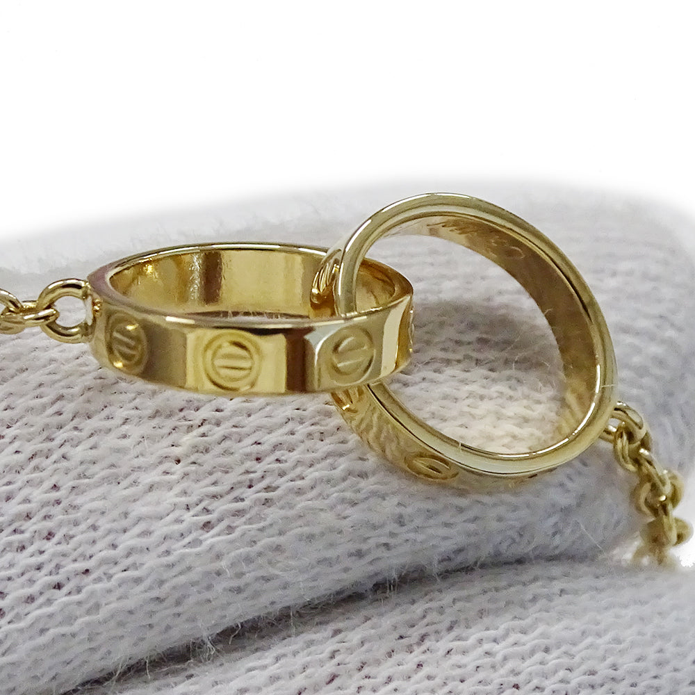 Cartier カルティエ ベビーラブ LOVE ブレスレット 750YG イエローゴールド レディース 磨き済み 【中古】