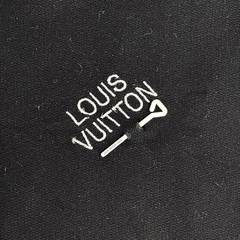 LOUIS VUITTON ルイ・ヴィトン フーディ パーカー シグネチャー ブラック CA36929 コットン メンズ 【中古】